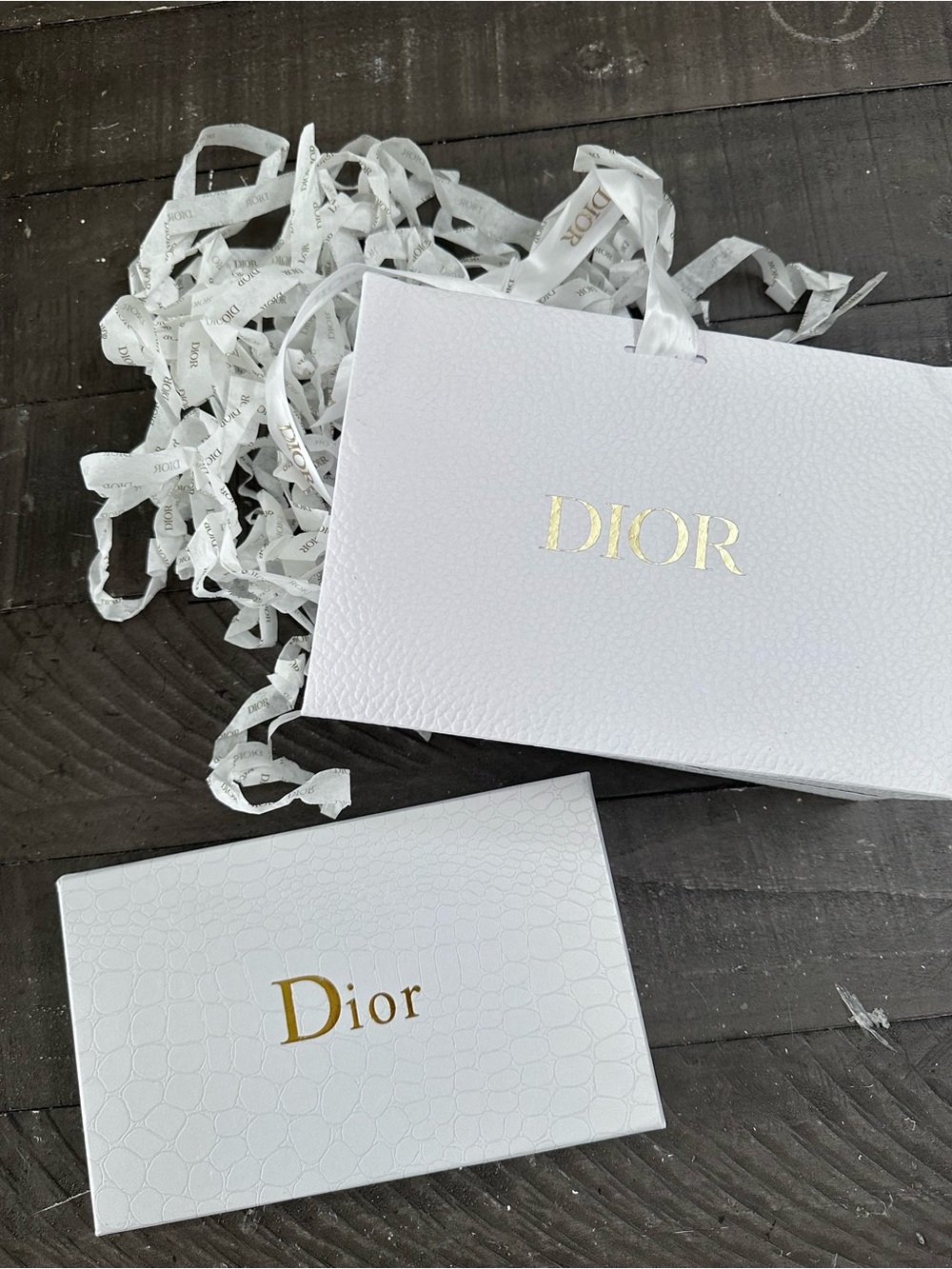 NWT DIOR MITZAH SCARF IN ROSE - Picture 7 of 9